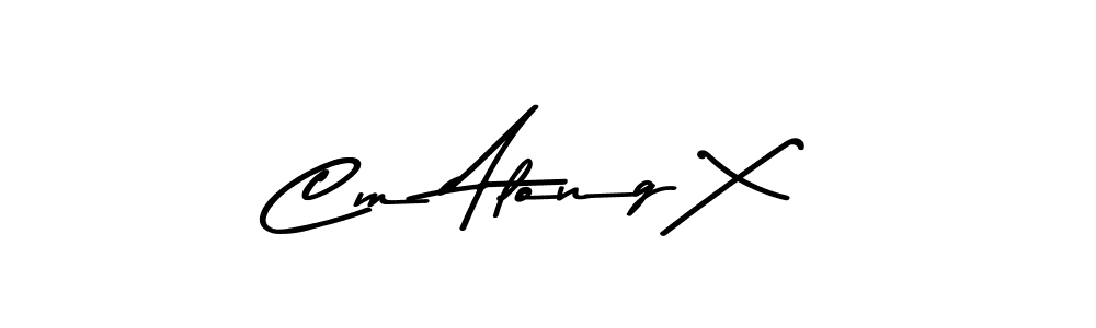 Use a signature maker to create a handwritten signature online. With this signature software, you can design (Asem Kandis PERSONAL USE) your own signature for name Cm Along X. Cm Along X signature style 9 images and pictures png