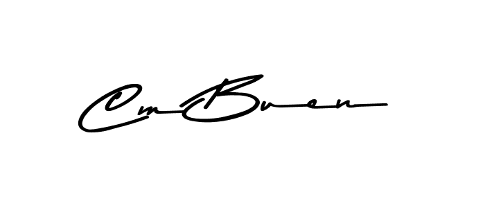 Cm Buen stylish signature style. Best Handwritten Sign (Asem Kandis PERSONAL USE) for my name. Handwritten Signature Collection Ideas for my name Cm Buen. Cm Buen signature style 9 images and pictures png