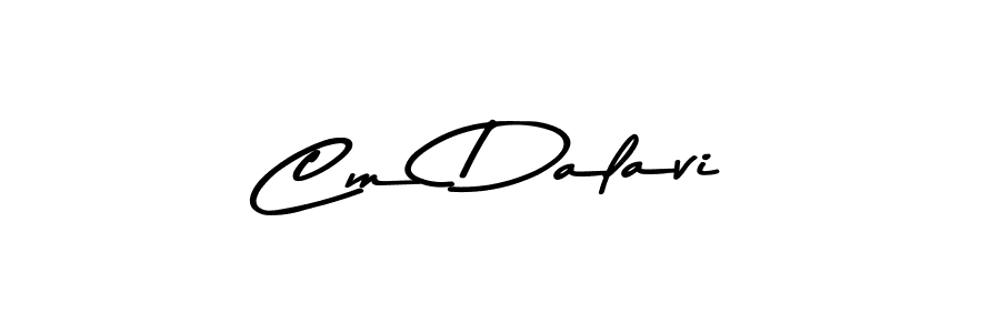 Use a signature maker to create a handwritten signature online. With this signature software, you can design (Asem Kandis PERSONAL USE) your own signature for name Cm Dalavi. Cm Dalavi signature style 9 images and pictures png