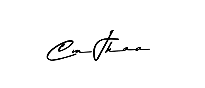 Make a beautiful signature design for name Cm Jhaa. With this signature (Asem Kandis PERSONAL USE) style, you can create a handwritten signature for free. Cm Jhaa signature style 9 images and pictures png