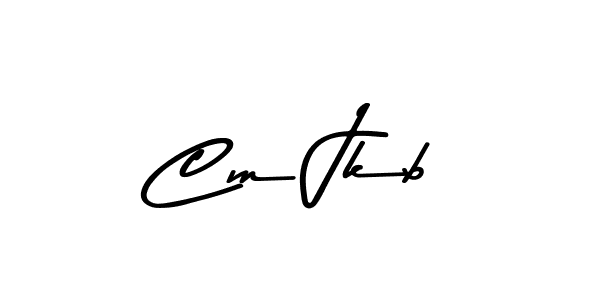 if you are searching for the best signature style for your name Cm Jkb. so please give up your signature search. here we have designed multiple signature styles  using Asem Kandis PERSONAL USE. Cm Jkb signature style 9 images and pictures png