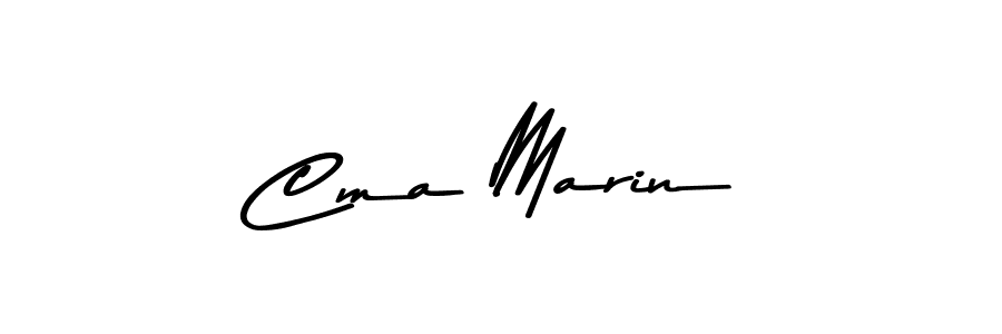 Similarly Asem Kandis PERSONAL USE is the best handwritten signature design. Signature creator online .You can use it as an online autograph creator for name Cma Marin. Cma Marin signature style 9 images and pictures png