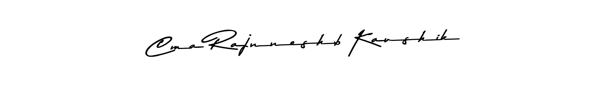 Design your own signature with our free online signature maker. With this signature software, you can create a handwritten (Asem Kandis PERSONAL USE) signature for name Cma Rajnneshb Kaushik. Cma Rajnneshb Kaushik signature style 9 images and pictures png
