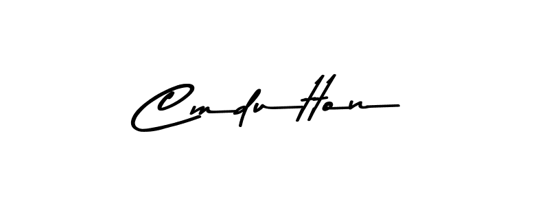 Make a beautiful signature design for name Cmdutton. With this signature (Asem Kandis PERSONAL USE) style, you can create a handwritten signature for free. Cmdutton signature style 9 images and pictures png