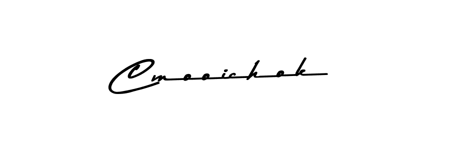 Create a beautiful signature design for name Cmooichok. With this signature (Asem Kandis PERSONAL USE) fonts, you can make a handwritten signature for free. Cmooichok signature style 9 images and pictures png