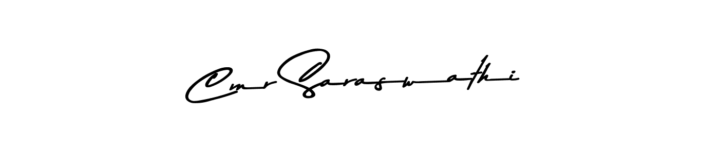 Create a beautiful signature design for name Cmr Saraswathi. With this signature (Asem Kandis PERSONAL USE) fonts, you can make a handwritten signature for free. Cmr Saraswathi signature style 9 images and pictures png