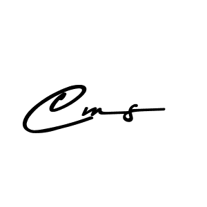 Design your own signature with our free online signature maker. With this signature software, you can create a handwritten (Asem Kandis PERSONAL USE) signature for name Cms. Cms signature style 9 images and pictures png