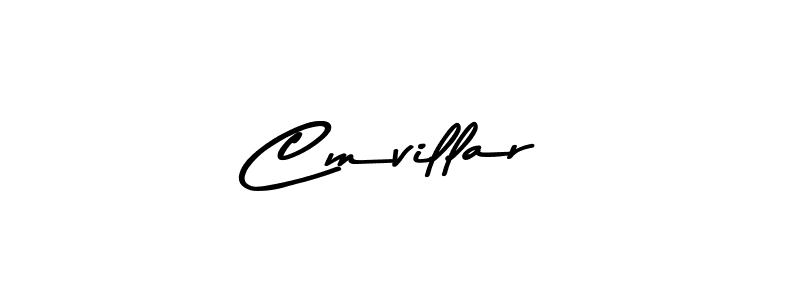 How to make Cmvillar signature? Asem Kandis PERSONAL USE is a professional autograph style. Create handwritten signature for Cmvillar name. Cmvillar signature style 9 images and pictures png
