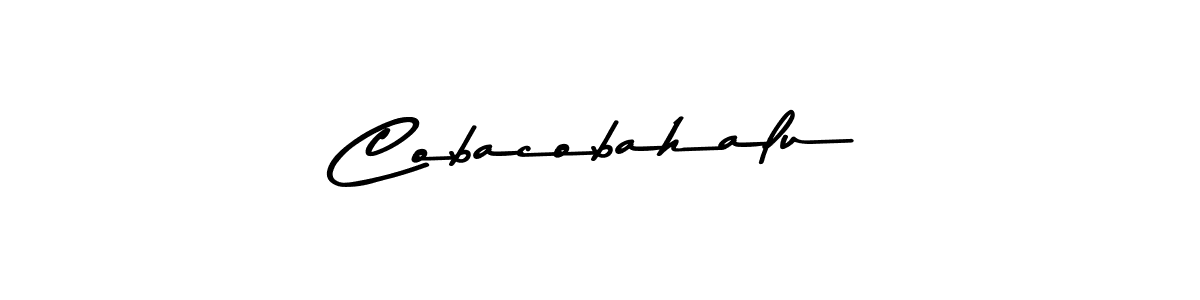 Make a beautiful signature design for name Cobacobahalu. Use this online signature maker to create a handwritten signature for free. Cobacobahalu signature style 9 images and pictures png