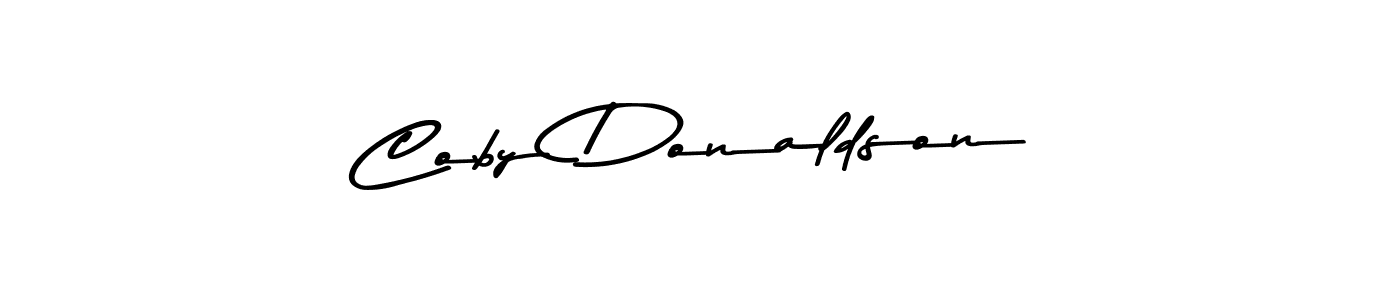 Make a beautiful signature design for name Coby Donaldson. Use this online signature maker to create a handwritten signature for free. Coby Donaldson signature style 9 images and pictures png