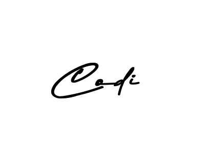 The best way (Asem Kandis PERSONAL USE) to make a short signature is to pick only two or three words in your name. The name Codi include a total of six letters. For converting this name. Codi signature style 9 images and pictures png