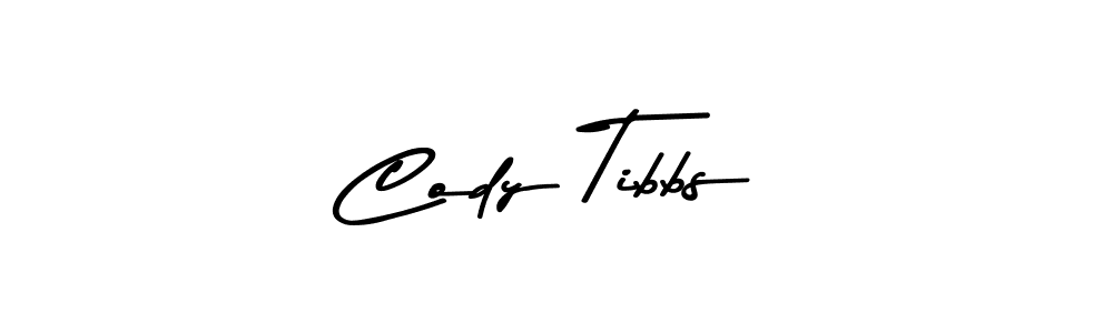 Use a signature maker to create a handwritten signature online. With this signature software, you can design (Asem Kandis PERSONAL USE) your own signature for name Cody Tibbs. Cody Tibbs signature style 9 images and pictures png