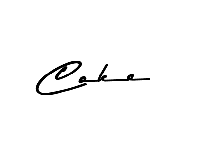 Coke stylish signature style. Best Handwritten Sign (Asem Kandis PERSONAL USE) for my name. Handwritten Signature Collection Ideas for my name Coke. Coke signature style 9 images and pictures png