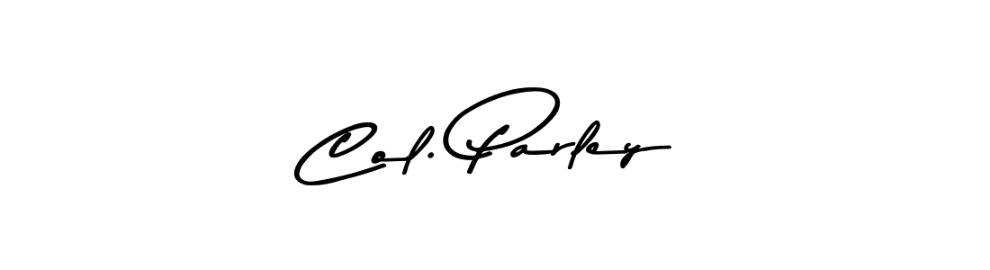 You can use this online signature creator to create a handwritten signature for the name Col. Parley. This is the best online autograph maker. Col. Parley signature style 9 images and pictures png