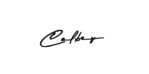 Design your own signature with our free online signature maker. With this signature software, you can create a handwritten (Asem Kandis PERSONAL USE) signature for name Colbey. Colbey signature style 9 images and pictures png