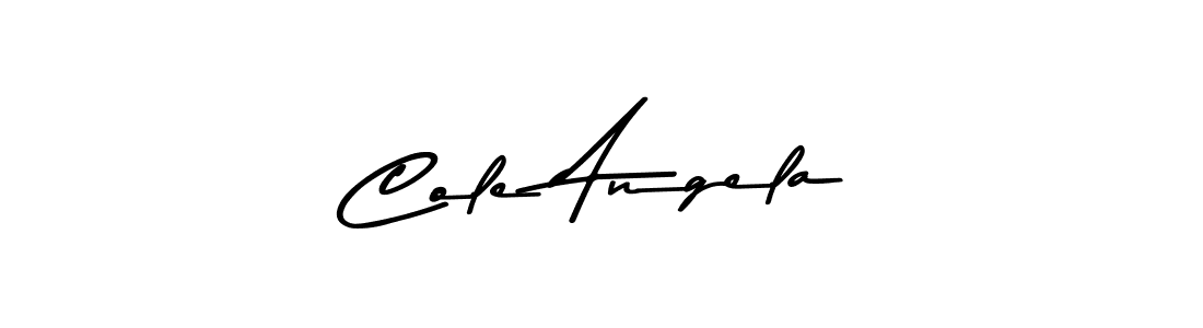 Use a signature maker to create a handwritten signature online. With this signature software, you can design (Asem Kandis PERSONAL USE) your own signature for name Cole Angela. Cole Angela signature style 9 images and pictures png