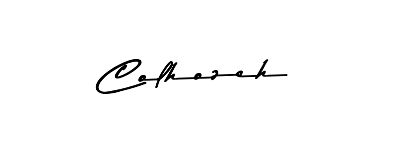 How to make Colhozeh name signature. Use Asem Kandis PERSONAL USE style for creating short signs online. This is the latest handwritten sign. Colhozeh signature style 9 images and pictures png