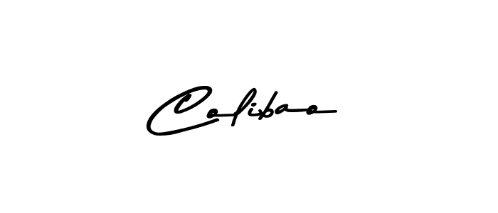 Also we have Colibao name is the best signature style. Create professional handwritten signature collection using Asem Kandis PERSONAL USE autograph style. Colibao signature style 9 images and pictures png
