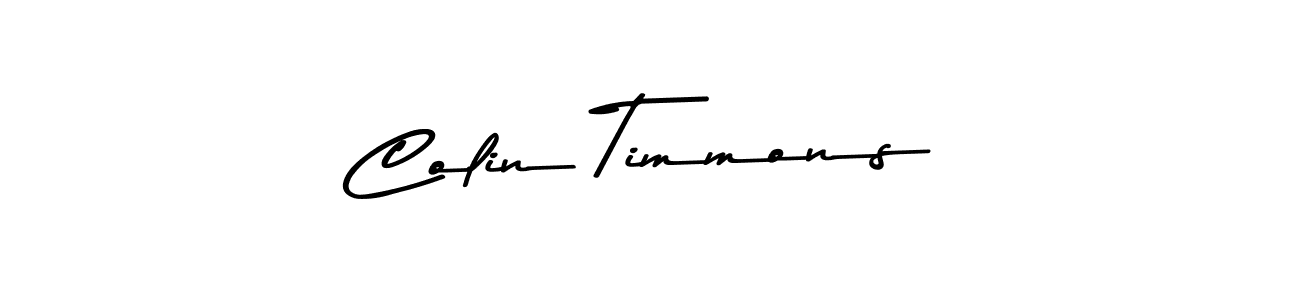 How to make Colin Timmons name signature. Use Asem Kandis PERSONAL USE style for creating short signs online. This is the latest handwritten sign. Colin Timmons signature style 9 images and pictures png