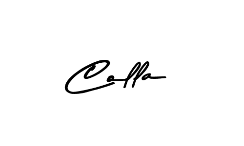 Make a short Colla signature style. Manage your documents anywhere anytime using Asem Kandis PERSONAL USE. Create and add eSignatures, submit forms, share and send files easily. Colla signature style 9 images and pictures png