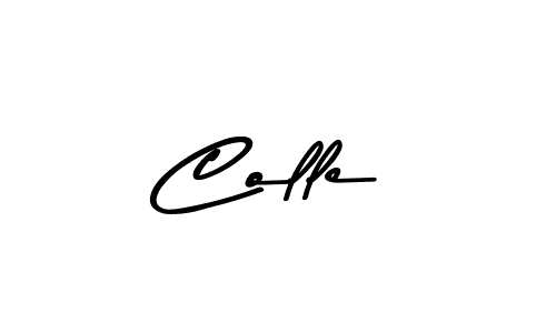 Make a beautiful signature design for name Colle. With this signature (Asem Kandis PERSONAL USE) style, you can create a handwritten signature for free. Colle signature style 9 images and pictures png