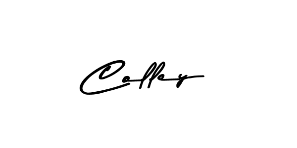Use a signature maker to create a handwritten signature online. With this signature software, you can design (Asem Kandis PERSONAL USE) your own signature for name Colley. Colley signature style 9 images and pictures png