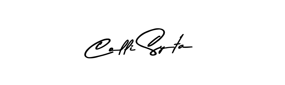How to Draw Colli Syta signature style? Asem Kandis PERSONAL USE is a latest design signature styles for name Colli Syta. Colli Syta signature style 9 images and pictures png