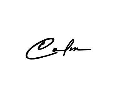 Use a signature maker to create a handwritten signature online. With this signature software, you can design (Asem Kandis PERSONAL USE) your own signature for name Colm. Colm signature style 9 images and pictures png