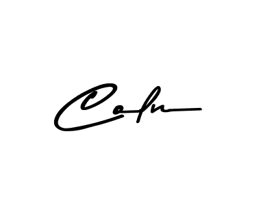 Design your own signature with our free online signature maker. With this signature software, you can create a handwritten (Asem Kandis PERSONAL USE) signature for name Coln. Coln signature style 9 images and pictures png