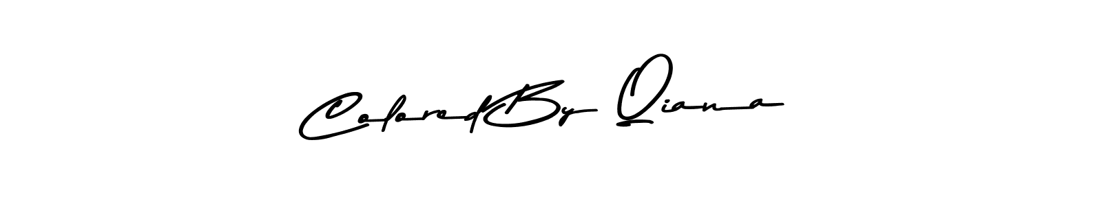 Similarly Asem Kandis PERSONAL USE is the best handwritten signature design. Signature creator online .You can use it as an online autograph creator for name Colored By Qiana. Colored By Qiana signature style 9 images and pictures png
