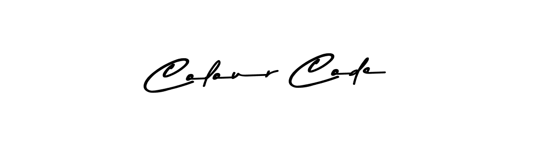 Create a beautiful signature design for name Colour Code. With this signature (Asem Kandis PERSONAL USE) fonts, you can make a handwritten signature for free. Colour Code signature style 9 images and pictures png