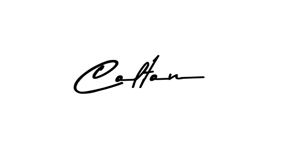 Use a signature maker to create a handwritten signature online. With this signature software, you can design (Asem Kandis PERSONAL USE) your own signature for name Colton. Colton signature style 9 images and pictures png
