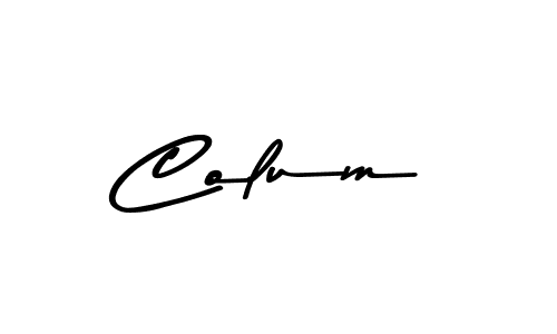 Colum stylish signature style. Best Handwritten Sign (Asem Kandis PERSONAL USE) for my name. Handwritten Signature Collection Ideas for my name Colum. Colum signature style 9 images and pictures png