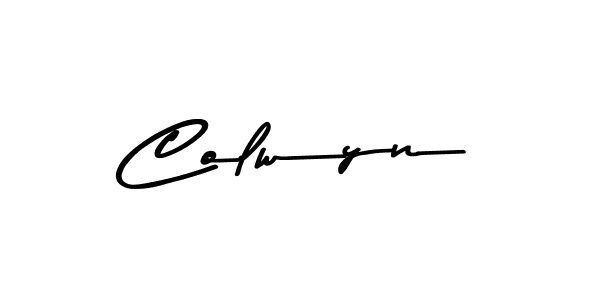 Use a signature maker to create a handwritten signature online. With this signature software, you can design (Asem Kandis PERSONAL USE) your own signature for name Colwyn. Colwyn signature style 9 images and pictures png