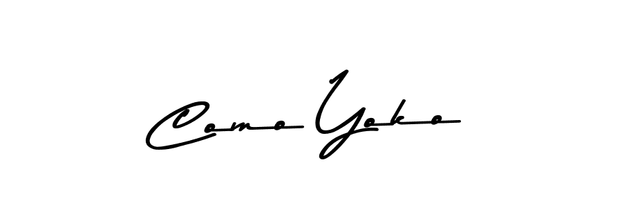 Make a beautiful signature design for name Como Yoko. Use this online signature maker to create a handwritten signature for free. Como Yoko signature style 9 images and pictures png
