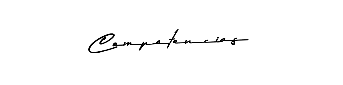 Use a signature maker to create a handwritten signature online. With this signature software, you can design (Asem Kandis PERSONAL USE) your own signature for name Competencias. Competencias signature style 9 images and pictures png