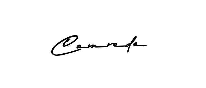 Asem Kandis PERSONAL USE is a professional signature style that is perfect for those who want to add a touch of class to their signature. It is also a great choice for those who want to make their signature more unique. Get Comrede name to fancy signature for free. Comrede signature style 9 images and pictures png