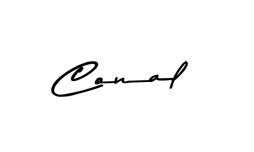 The best way (Asem Kandis PERSONAL USE) to make a short signature is to pick only two or three words in your name. The name Conal include a total of six letters. For converting this name. Conal signature style 9 images and pictures png