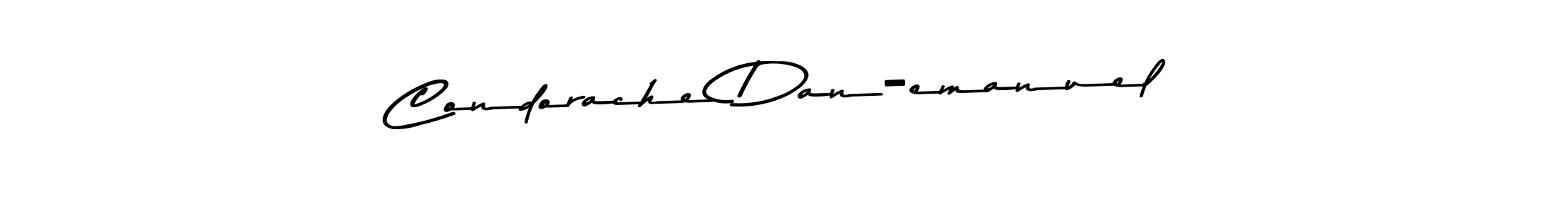 Make a beautiful signature design for name Condorache Dan-emanuel. With this signature (Asem Kandis PERSONAL USE) style, you can create a handwritten signature for free. Condorache Dan-emanuel signature style 9 images and pictures png