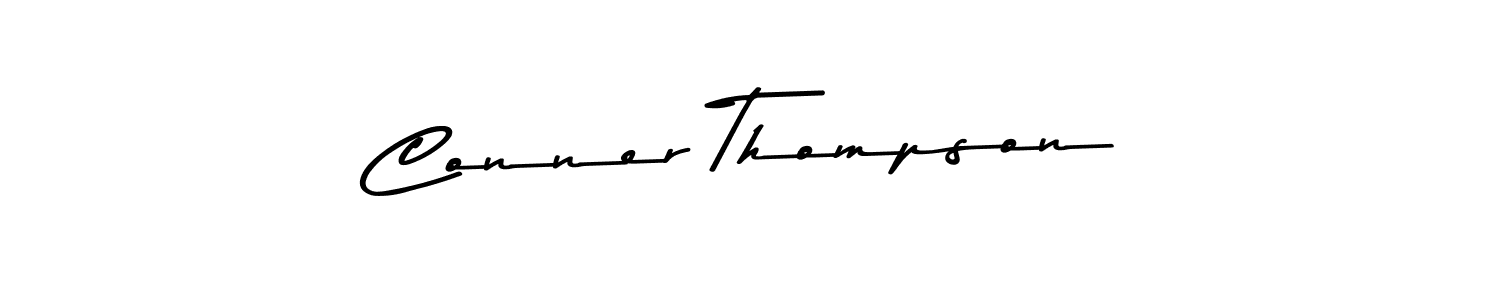 You should practise on your own different ways (Asem Kandis PERSONAL USE) to write your name (Conner Thompson) in signature. don't let someone else do it for you. Conner Thompson signature style 9 images and pictures png