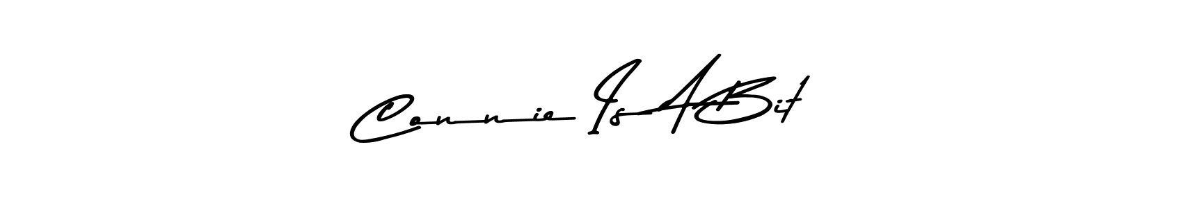 Similarly Asem Kandis PERSONAL USE is the best handwritten signature design. Signature creator online .You can use it as an online autograph creator for name Connie Is A Bit**. Connie Is A Bit** signature style 9 images and pictures png