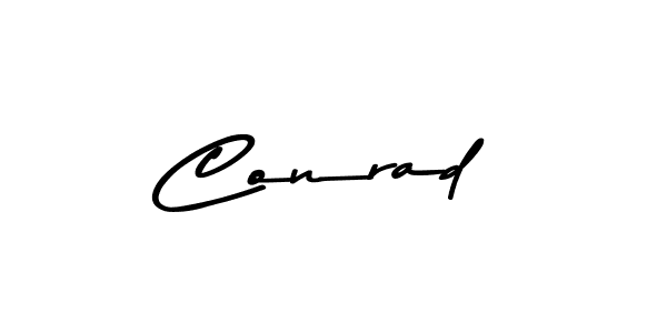 Design your own signature with our free online signature maker. With this signature software, you can create a handwritten (Asem Kandis PERSONAL USE) signature for name Conrad. Conrad signature style 9 images and pictures png