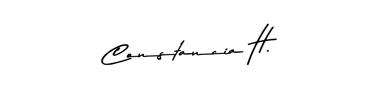 Make a beautiful signature design for name Constancia H.. Use this online signature maker to create a handwritten signature for free. Constancia H. signature style 9 images and pictures png