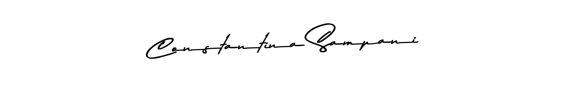 Make a beautiful signature design for name Constantina Sampani. With this signature (Asem Kandis PERSONAL USE) style, you can create a handwritten signature for free. Constantina Sampani signature style 9 images and pictures png