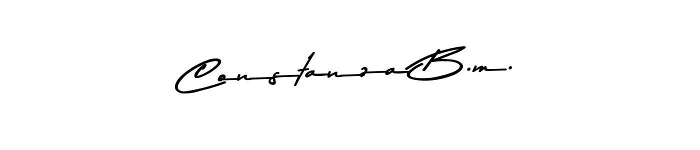 Constanza B.m. stylish signature style. Best Handwritten Sign (Asem Kandis PERSONAL USE) for my name. Handwritten Signature Collection Ideas for my name Constanza B.m.. Constanza B.m. signature style 9 images and pictures png