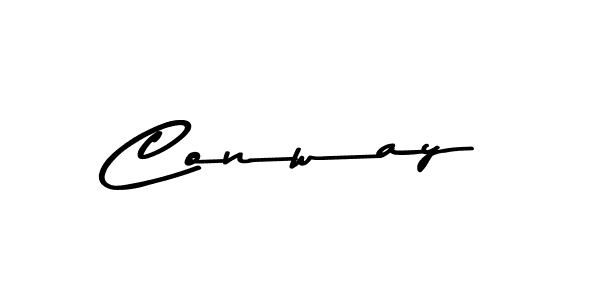 Conway stylish signature style. Best Handwritten Sign (Asem Kandis PERSONAL USE) for my name. Handwritten Signature Collection Ideas for my name Conway. Conway signature style 9 images and pictures png