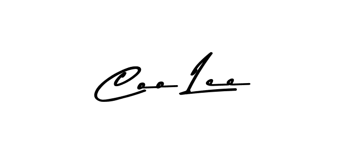 You should practise on your own different ways (Asem Kandis PERSONAL USE) to write your name (Coo Lee) in signature. don't let someone else do it for you. Coo Lee signature style 9 images and pictures png