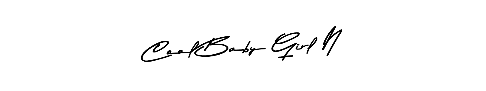 Create a beautiful signature design for name Cool Baby Girl N. With this signature (Asem Kandis PERSONAL USE) fonts, you can make a handwritten signature for free. Cool Baby Girl N signature style 9 images and pictures png