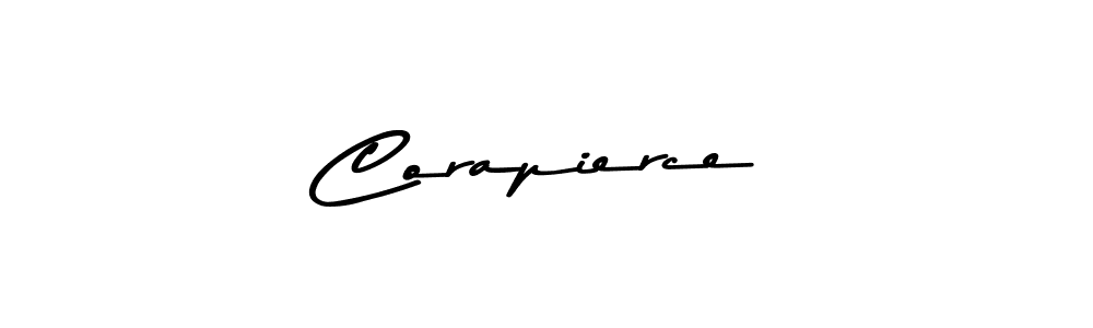 Use a signature maker to create a handwritten signature online. With this signature software, you can design (Asem Kandis PERSONAL USE) your own signature for name Corapierce. Corapierce signature style 9 images and pictures png