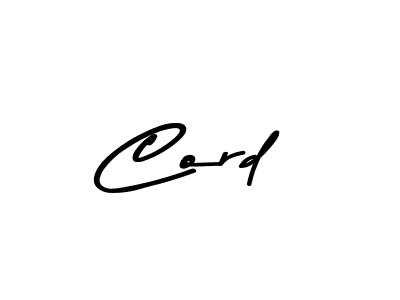 Use a signature maker to create a handwritten signature online. With this signature software, you can design (Asem Kandis PERSONAL USE) your own signature for name Cord. Cord signature style 9 images and pictures png